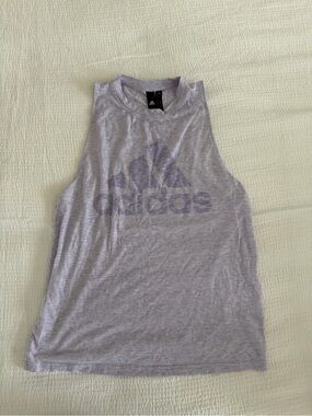adidas Light Lavender Graphic Tank Top